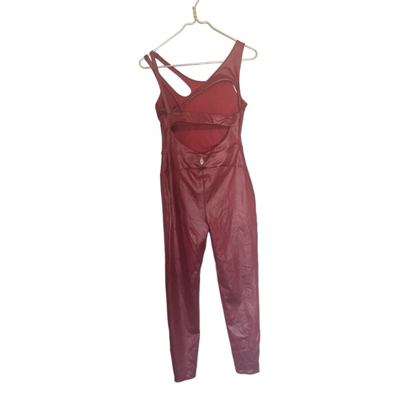 Free People In My Orbit One-Piece in Burgundy Red NWOT by - Picture 5 of 8
